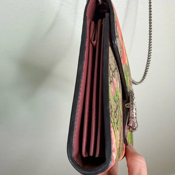 GUCCI GG Supreme Dionysus Small Floral Crossbody Bag - Picture 8 of 10